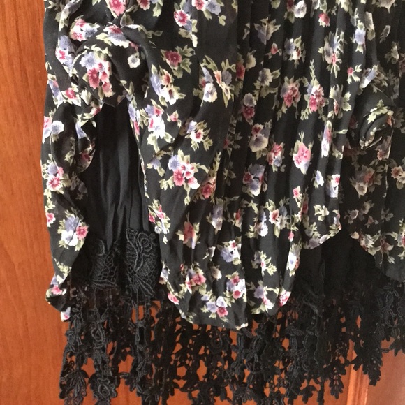 Angel Pie Lace Fringe Straight Skirt - Picture 4 of 7